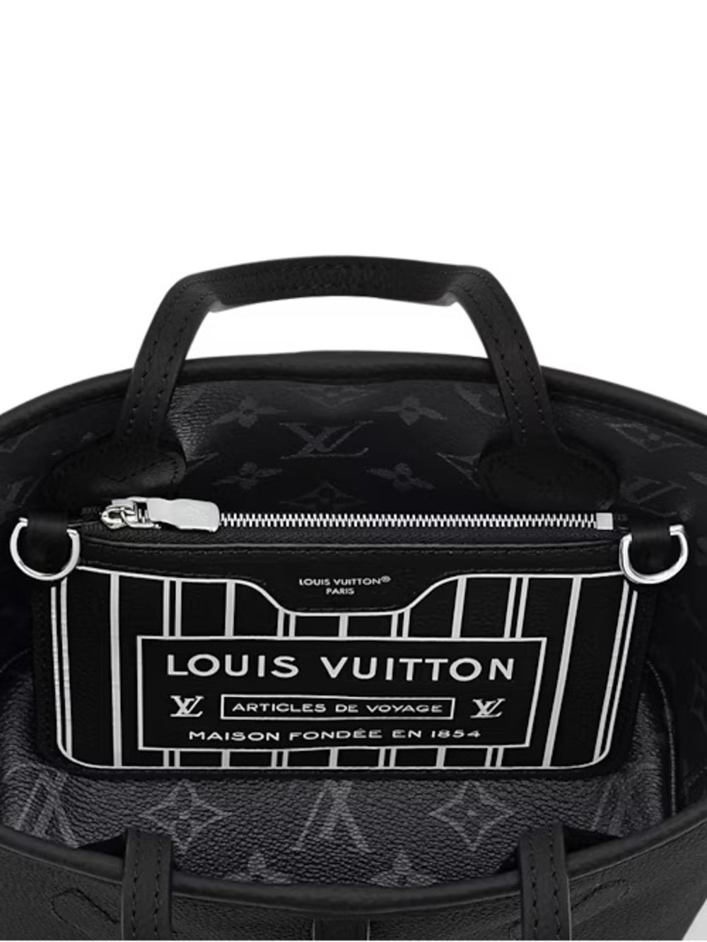 LOUIS VUITTON NEVERFULL BB INSIDE OUT POCHETTE - Picture 2 of 6
